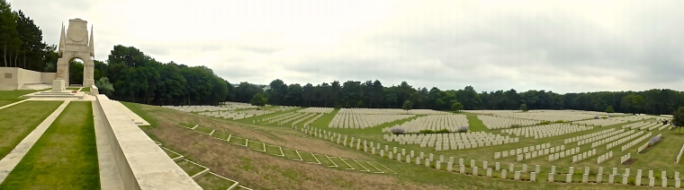 War Cemetery on the French Coast.